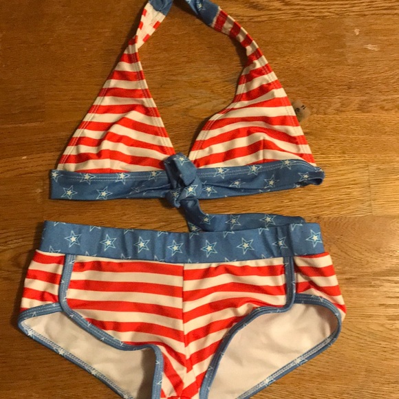 Other - ❤️💟💙 Girls 4th of July bikini ❤️💟💙